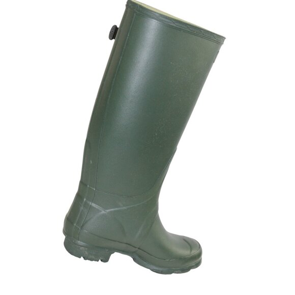 Hunter Field Huntress Dark Olive Tall Wellington Rain Snow Boot, Size 5 - Picture 6 of 10